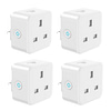 4 Pack Smart Plug with Energy Monitoring works with Alexa and Google Home