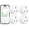 4 Pack Smart Plug with Energy Monitoring works with Alexa and Google Home