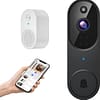 Wireless Wi-Fi Video Doorbell Camera with AI Human Detection