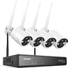 Wireless CCTV Camera System, 8CH, 4 WIFI cameras