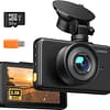 1440P QHD 2.5K Car security WiFi Dash Cam with Free 32GB
