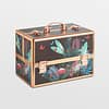 Large Jungle Print Makeup Case