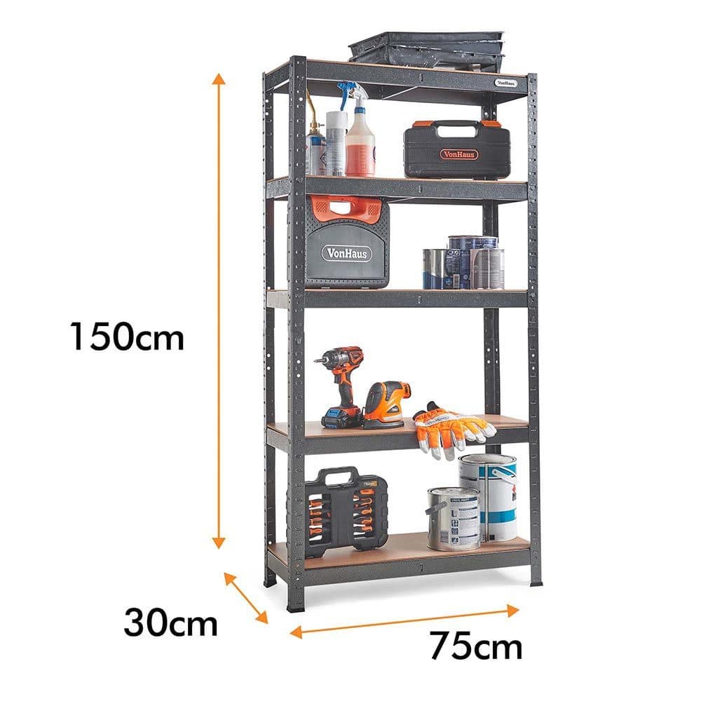 1.5m 5 Tier Heavy Duty Shelving - Image 3