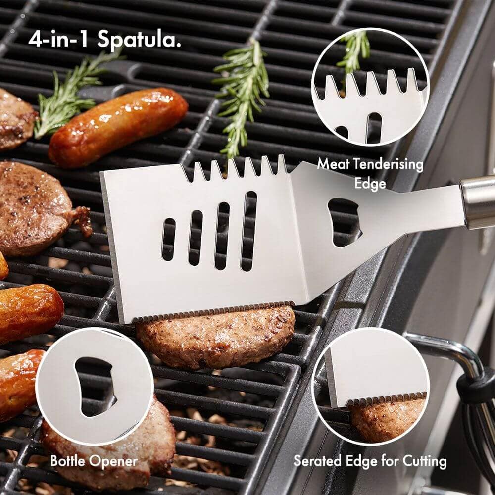25pc BBQ Tool Set with Aluminium Case - Image 6