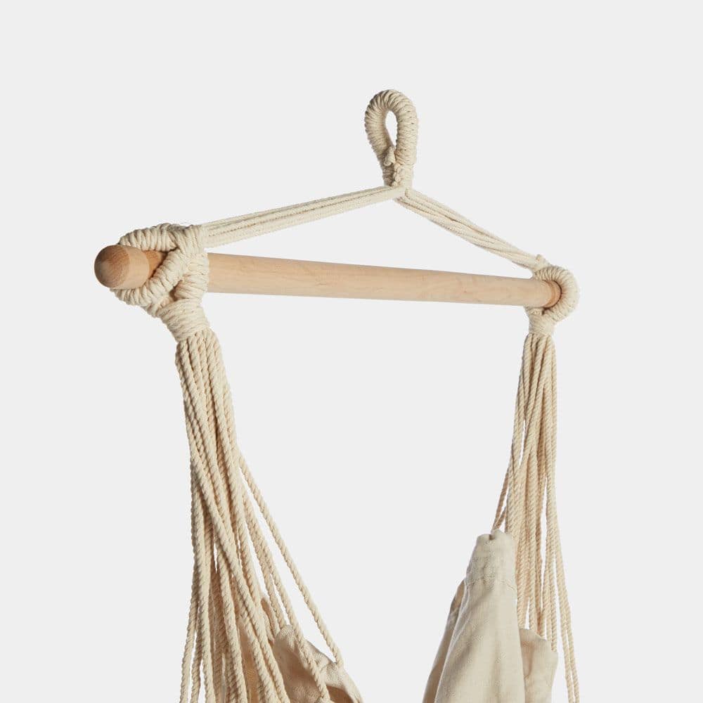 Seville Beige Hanging Swing Chair - Image 9