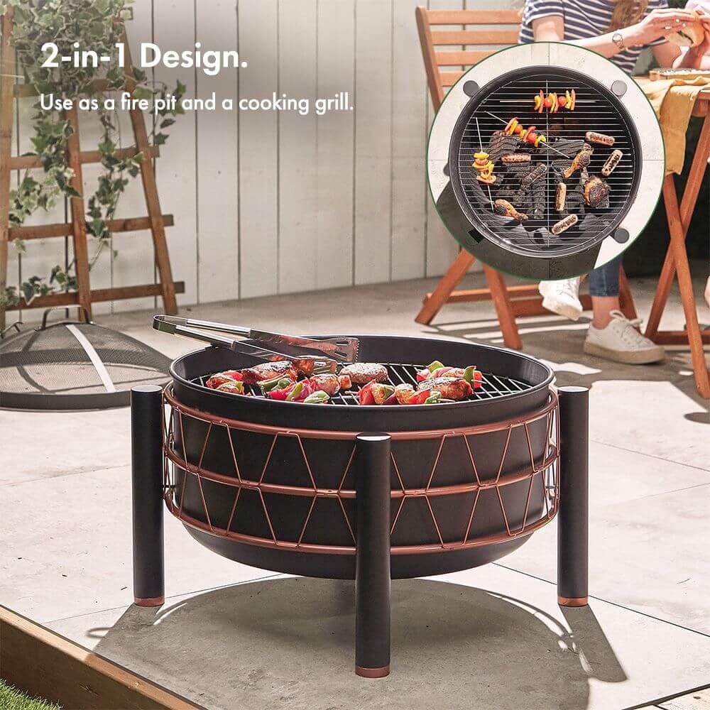 Black & Copper Fire Pit - Image 2