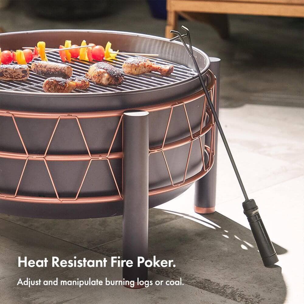 Black & Copper Fire Pit - Image 4
