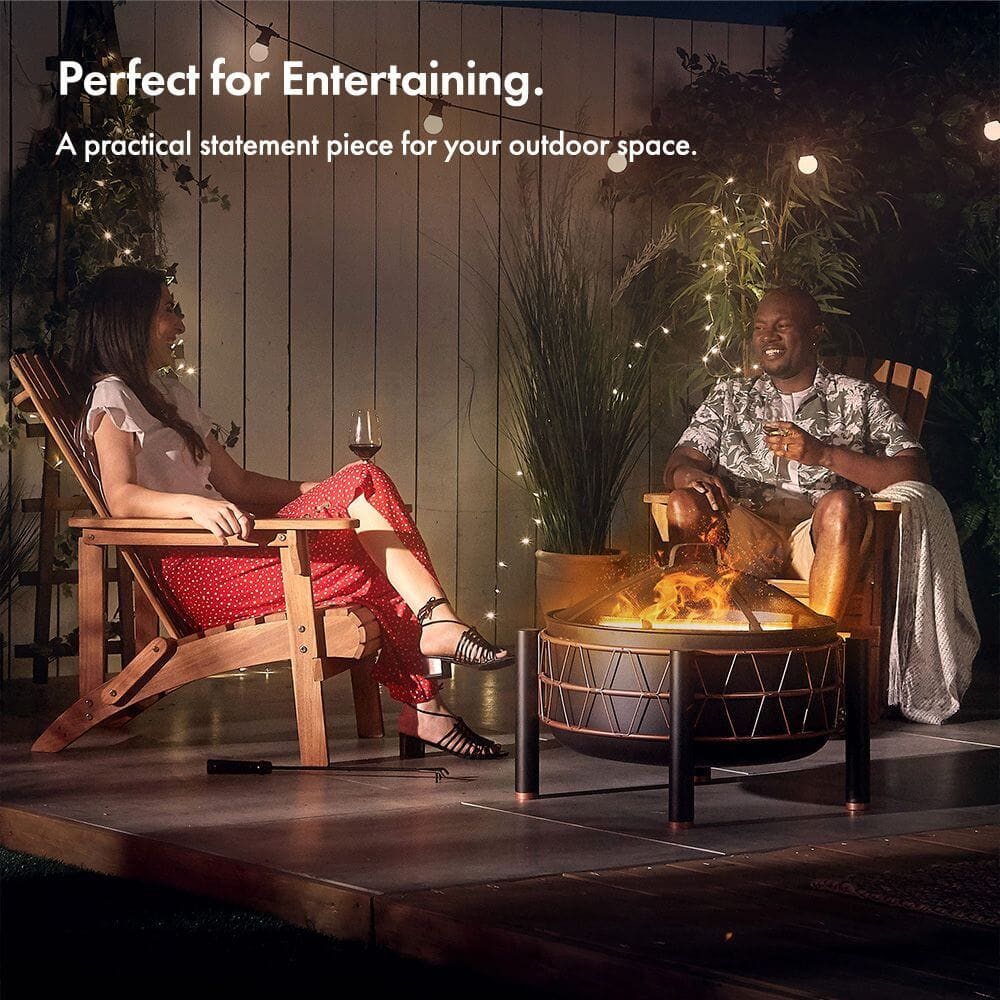 Black & Copper Fire Pit - Image 3