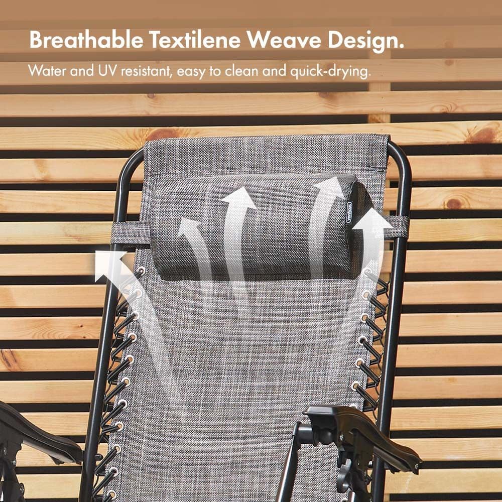 Set of 2 Zero Gravity Canopy Chairs - Image 9