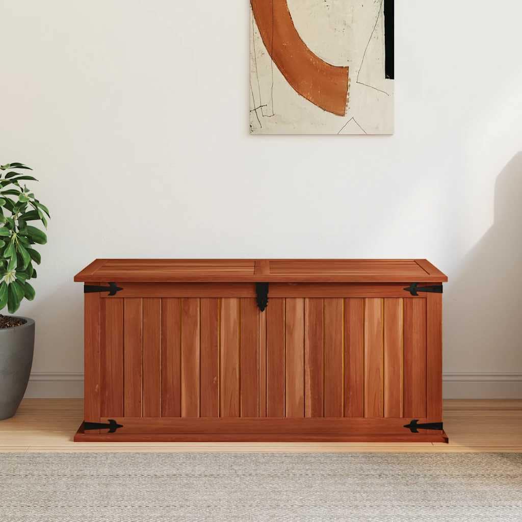 Storage Chest 90x45x40 cm Solid Acacia Wood - Image 3