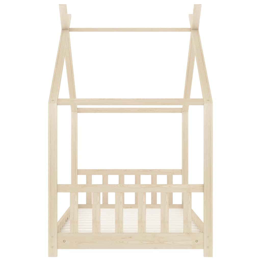 Kids Bed Frame Solid Pine Wood 80x160 cm - Image 5