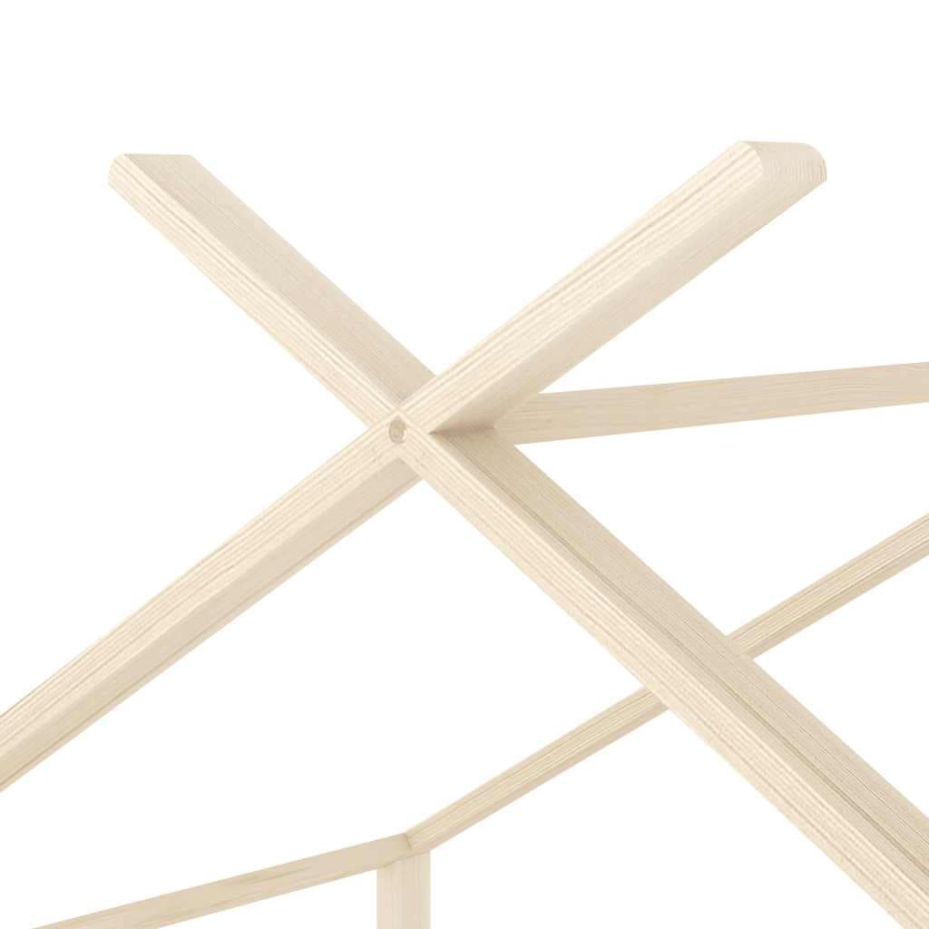 Kids Bed Frame Solid Pine Wood 80x160 cm - Image 8