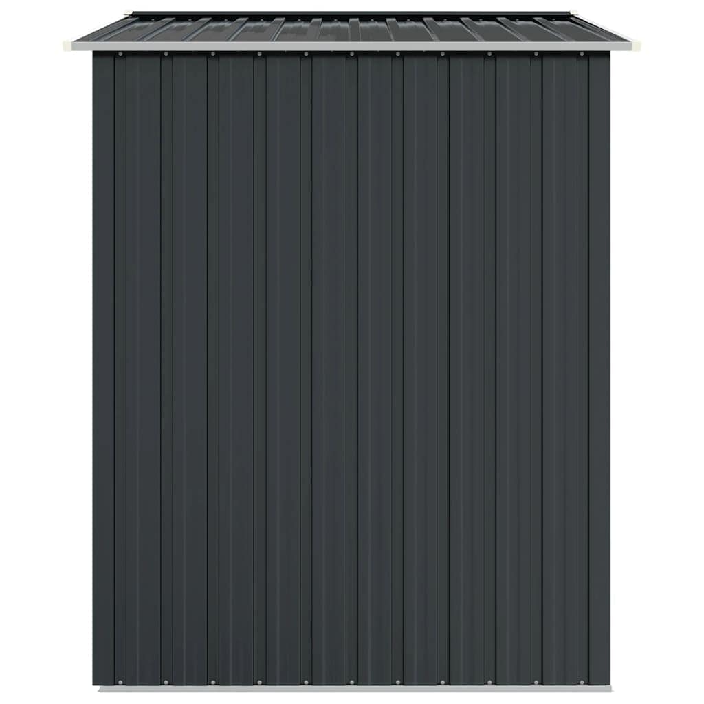 Garden Shed Anthracite 205x129x183 cm Galvanised Steel - Image 5