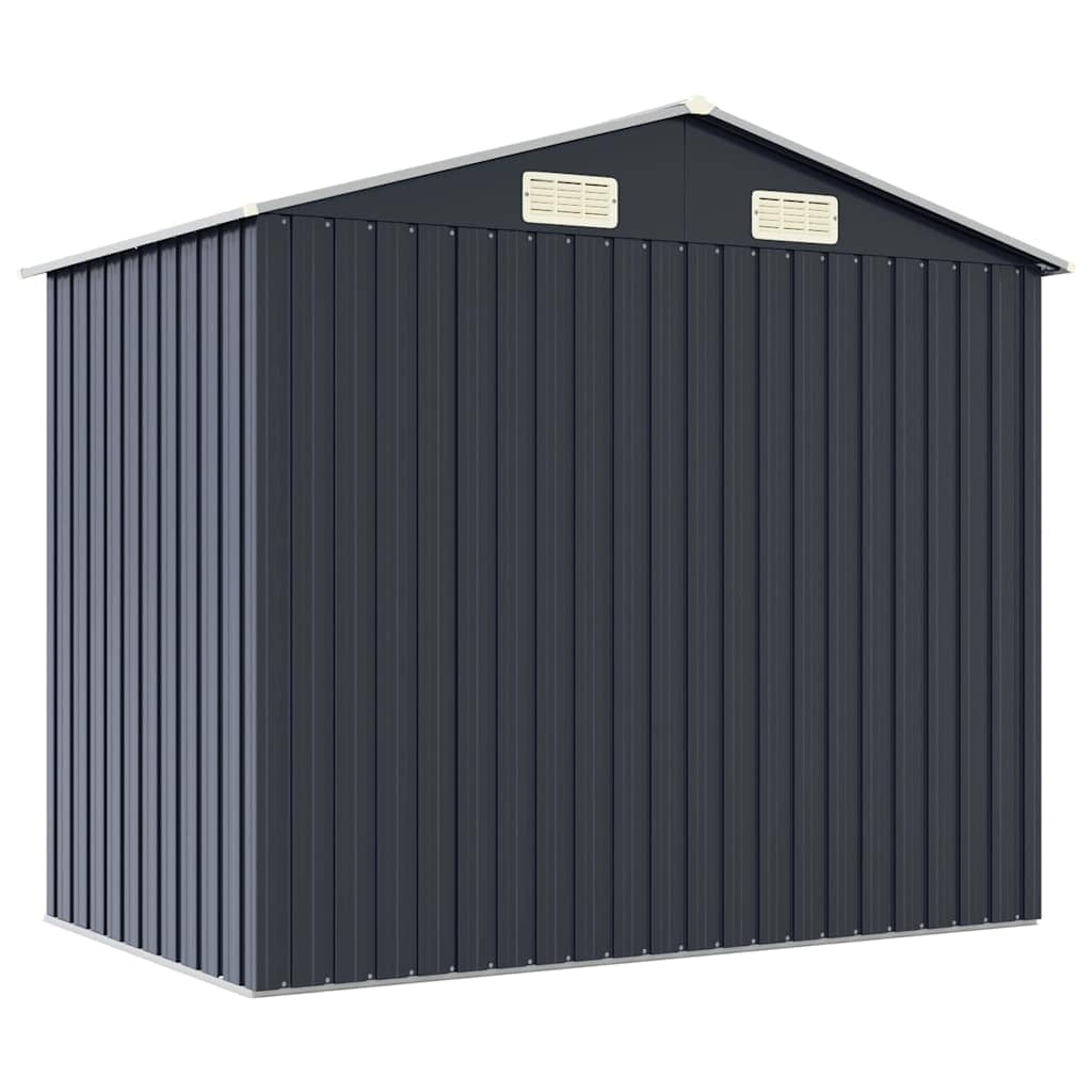 Garden Shed Anthracite 205x129x183 cm Galvanised Steel - Image 6