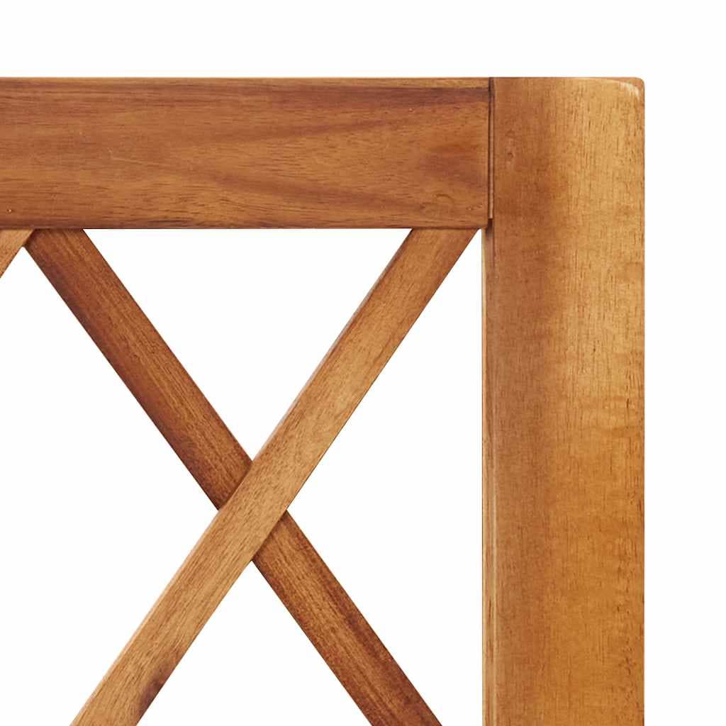 Garden Raised Bed with Trellis Solid Acacia Wood - Image 8