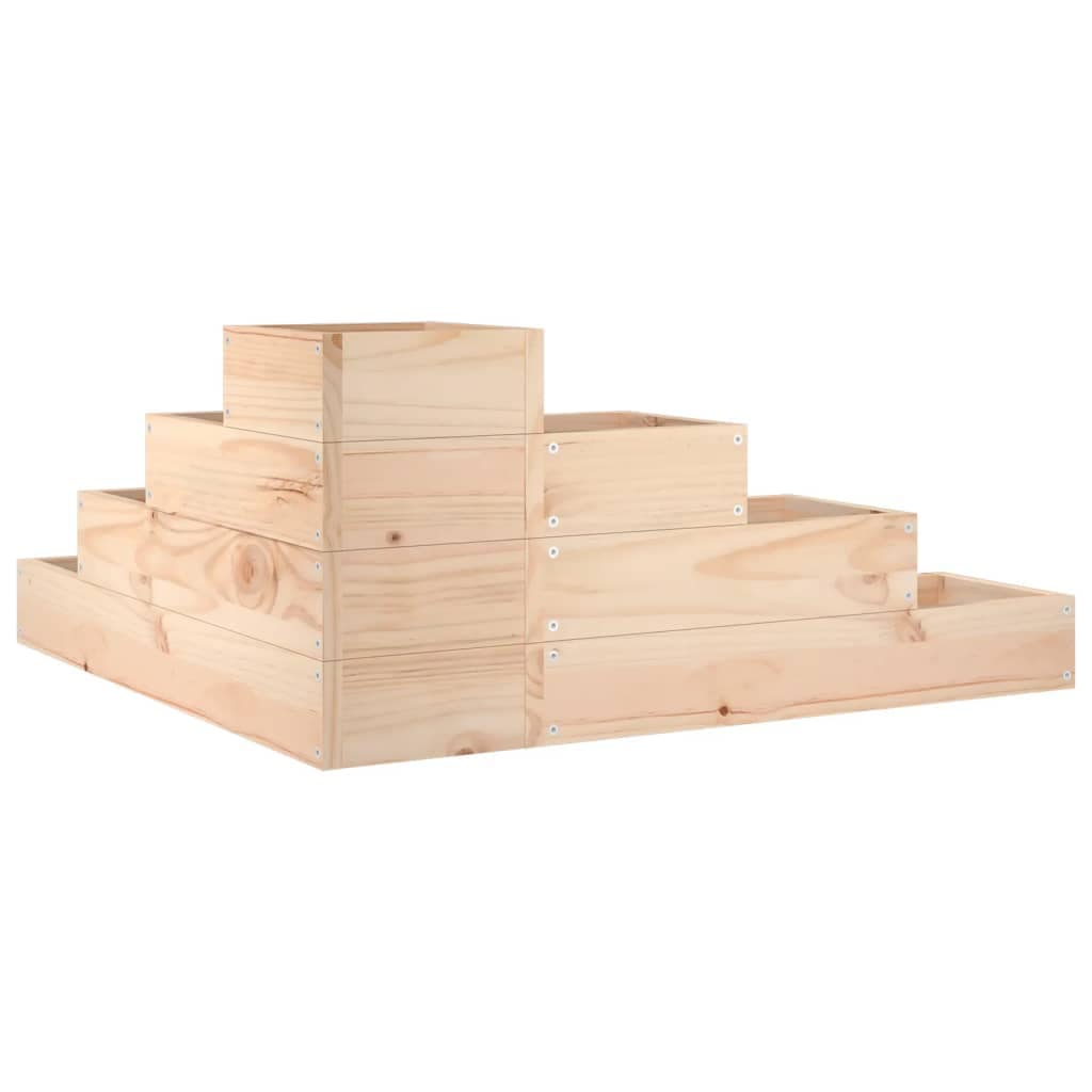 Garden Planter 4-Tier 80.5x79x36 cm Solid Wood Pine - Image 6