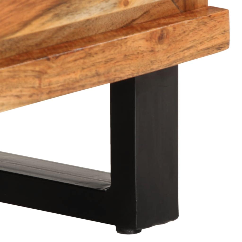 TV Cabinet 100x34x46 cm Solid Wood Acacia - Image 7