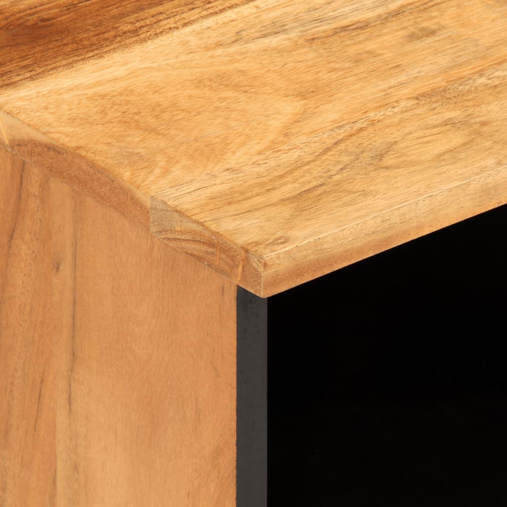 TV Cabinet 100x34x46 cm Solid Wood Acacia - Image 9