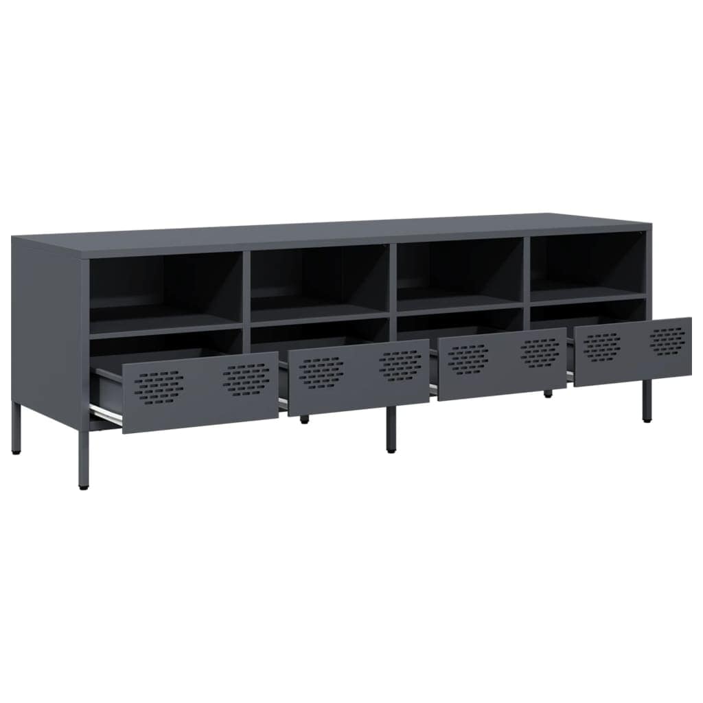 TV Cabinet Anthracite 135x39x43.5 cm Cold-rolled Steel - Image 5