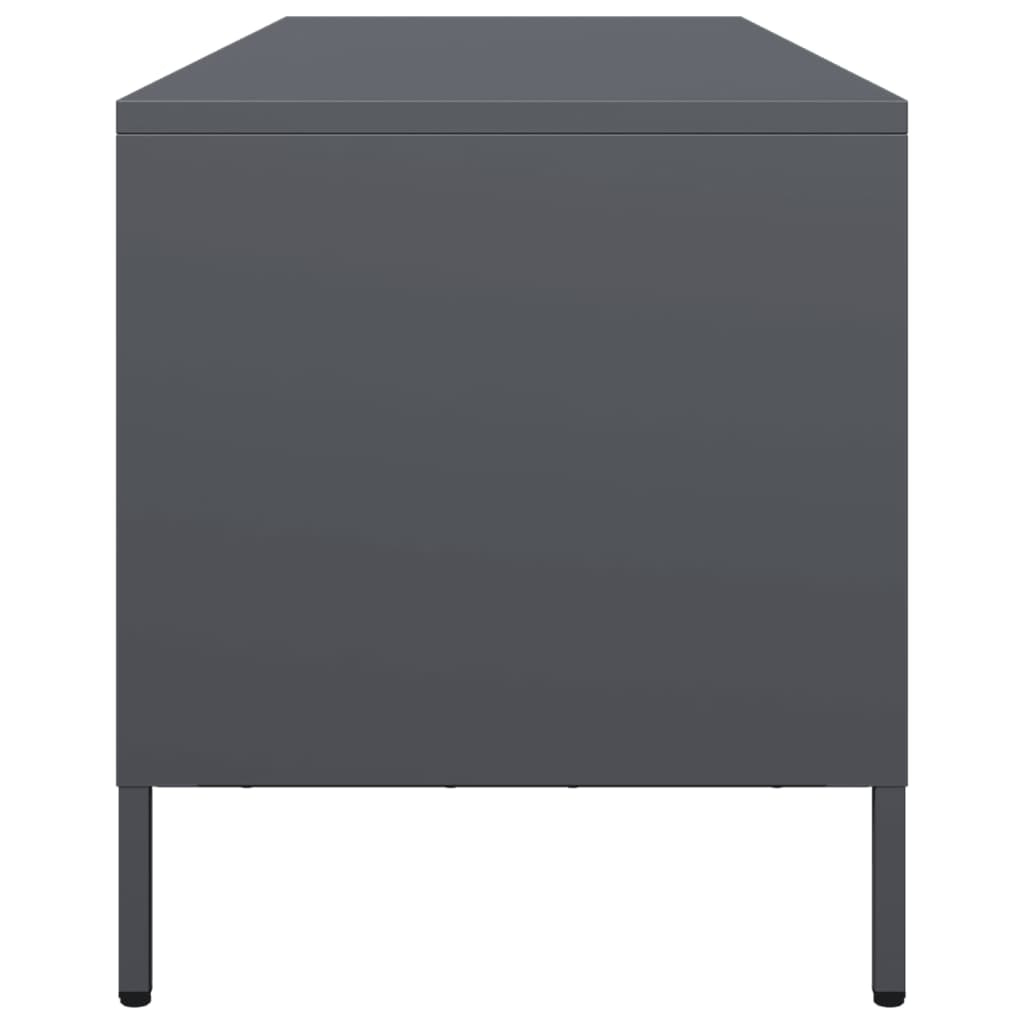 TV Cabinet Anthracite 135x39x43.5 cm Cold-rolled Steel - Image 6