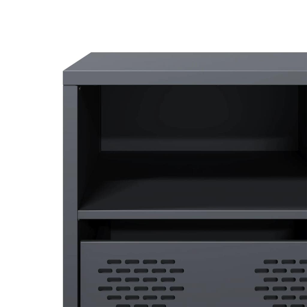 TV Cabinet Anthracite 135x39x43.5 cm Cold-rolled Steel - Image 9