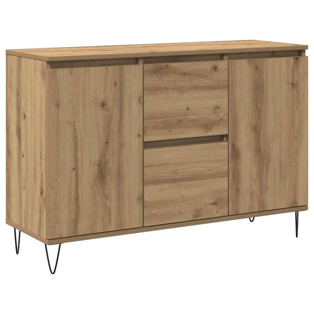 Sideboard Artisan Oak 101.5x35x70 cm Engineered Wood - Image 2