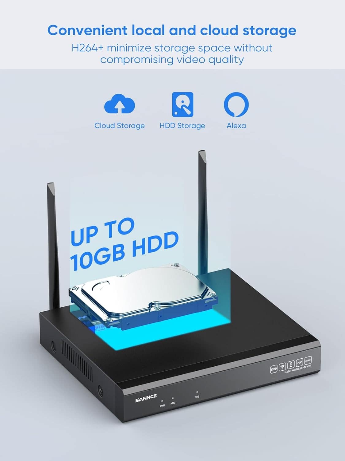 Wireless CCTV Camera System, 8CH, 8 WIFI cameras - Image 8