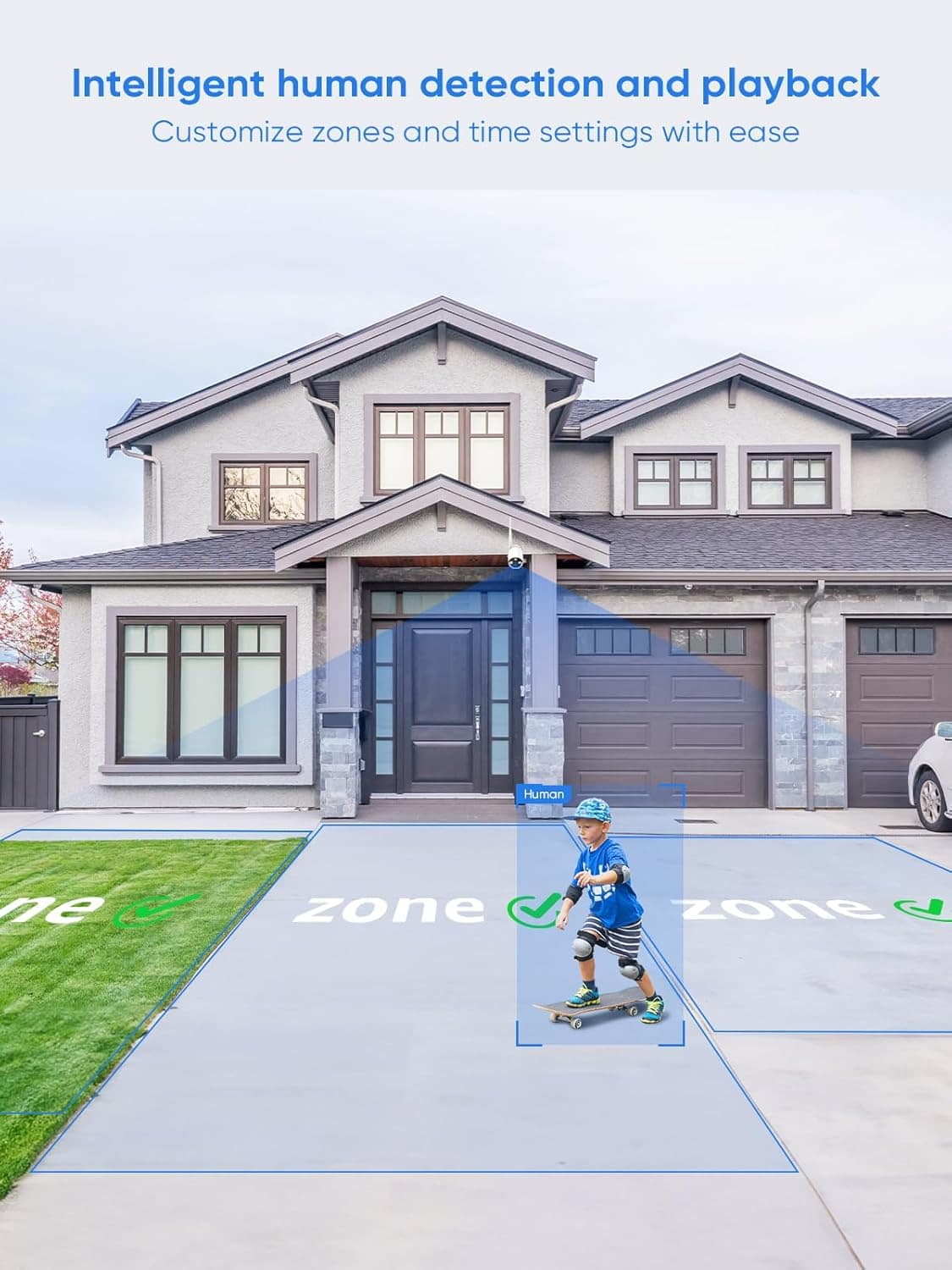 Wireless CCTV Camera System, 8CH, 4 WIFI cameras - Image 3