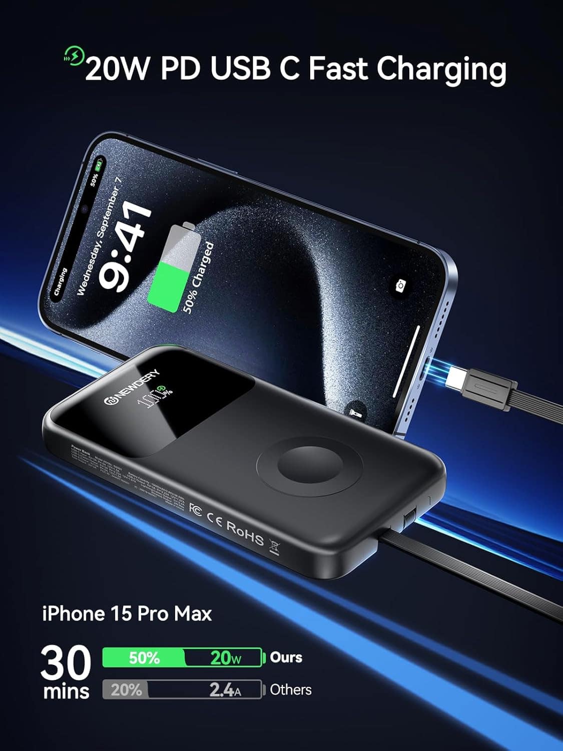 10000 mAh Portable Power Bank - Image 3