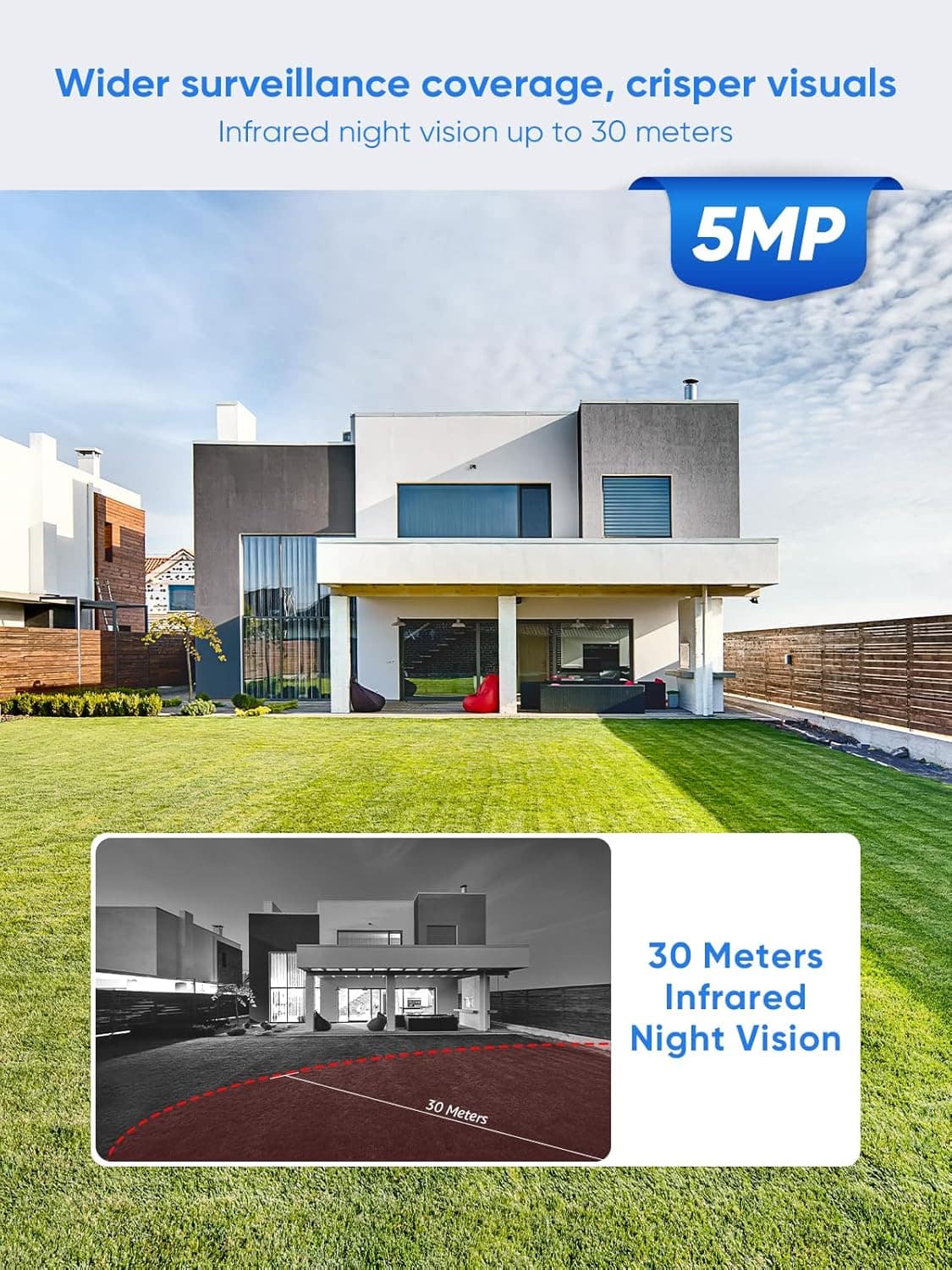 Wireless CCTV Camera System, 8CH, 8 WIFI cameras - Image 2