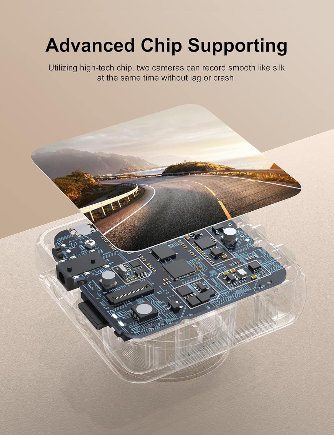 2.5K Car security WiFi Dash Cam with Night Vision - Image 3