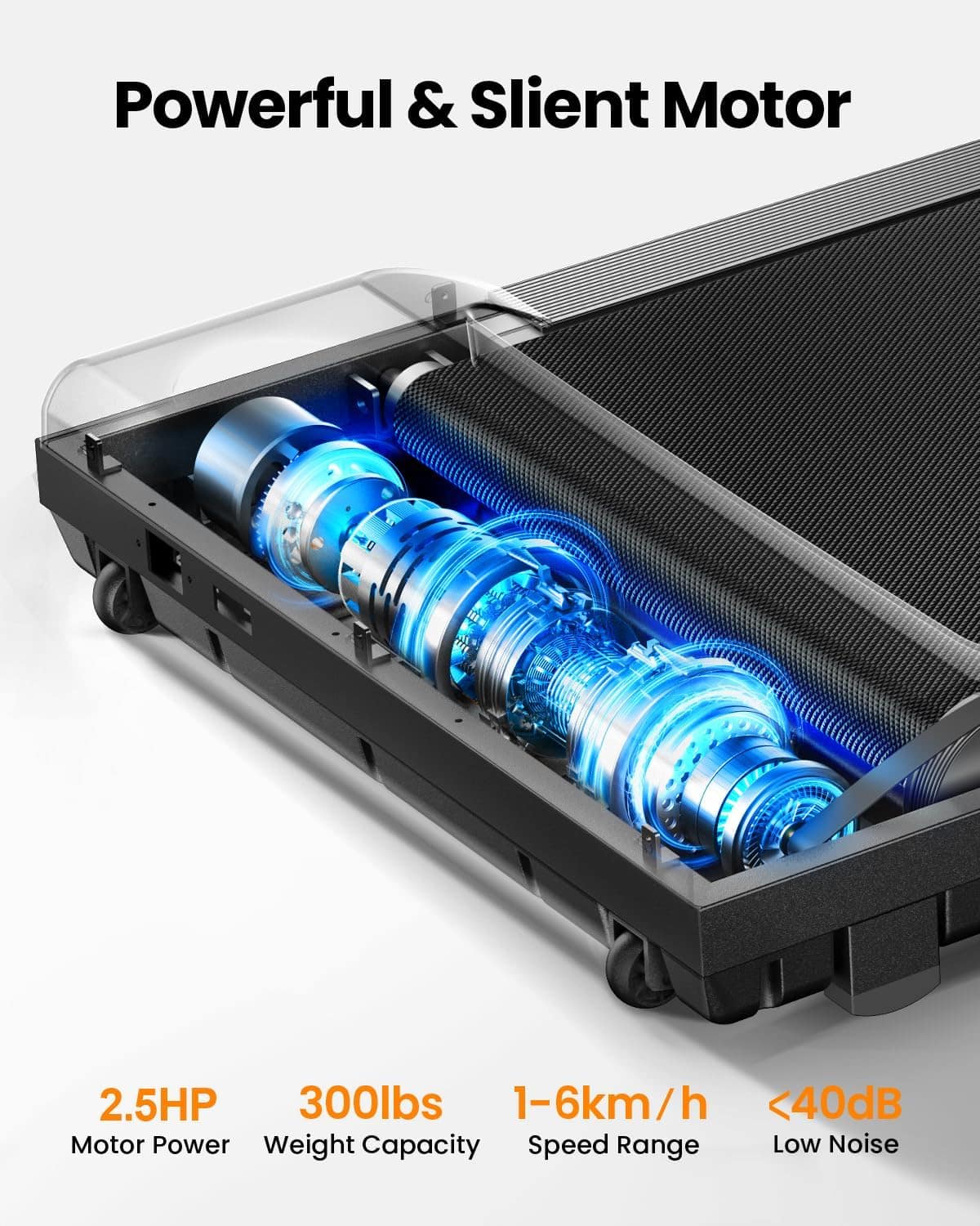 Portable motorised Treadmill - Image 3