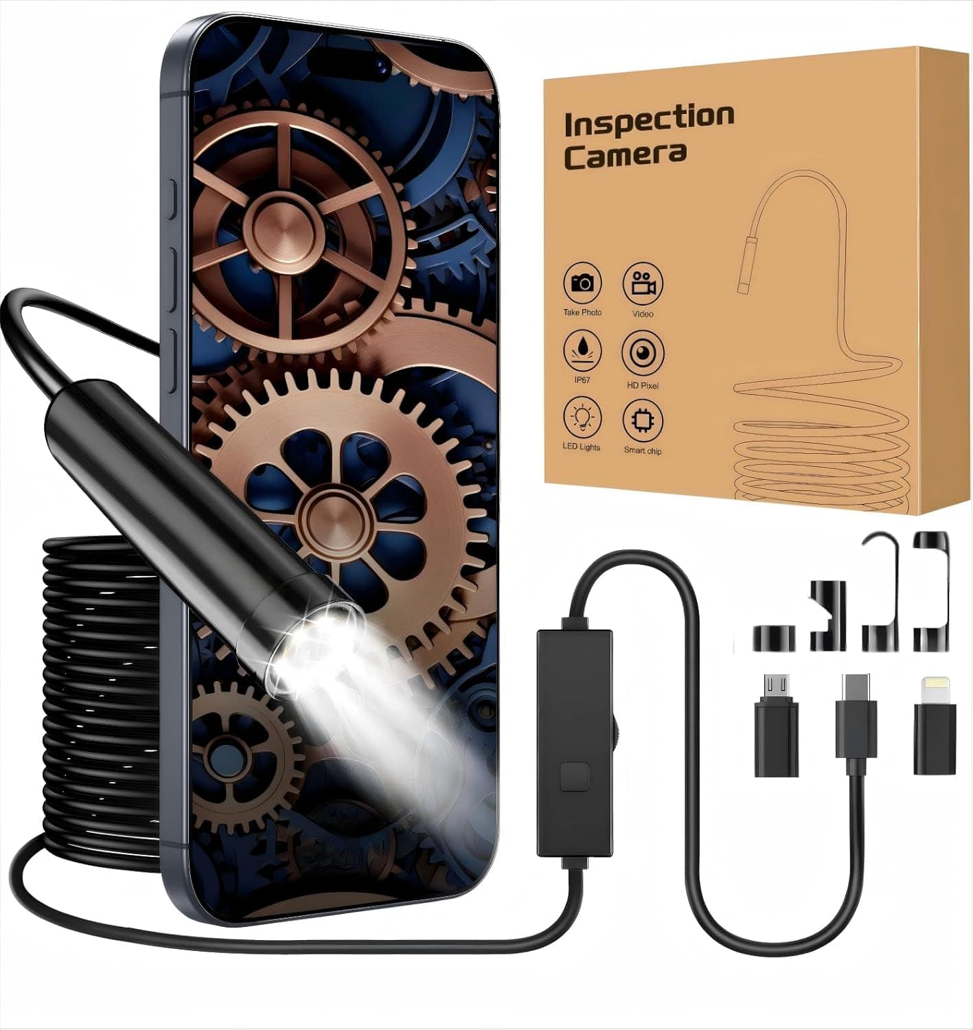 Endoscope Inspection Camera Tools