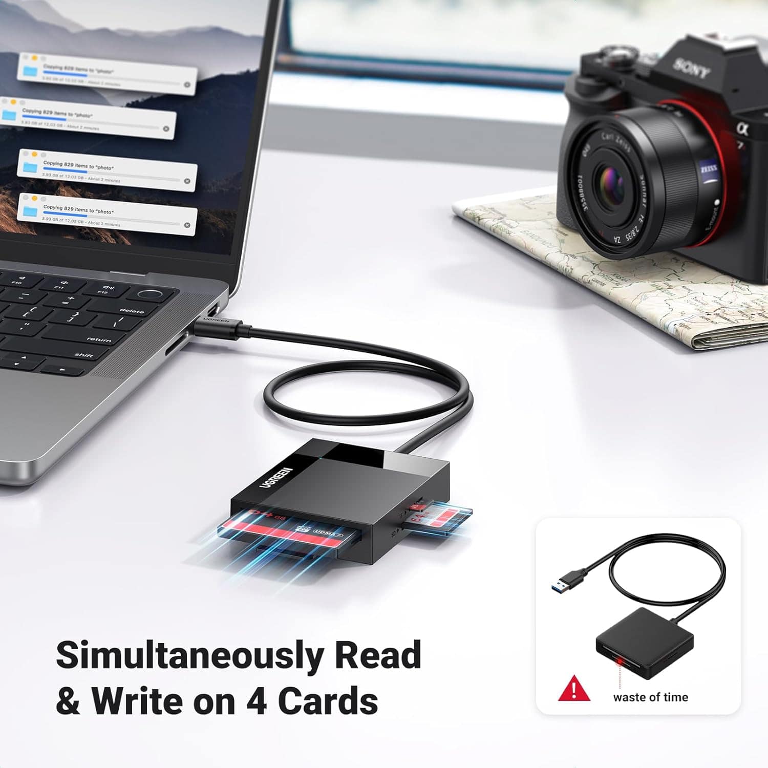 4 in 1 5Gbps High-Speed Card Reader - Image 4