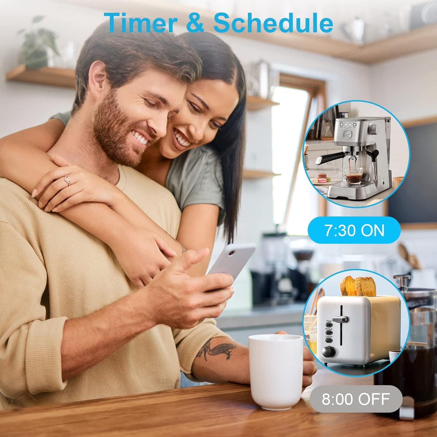 4 Pack Smart Plug with Energy Monitoring works with Alexa and Google Home - Image 5