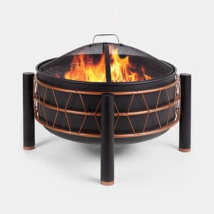 Black & Copper Fire Pit