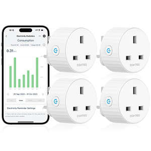 4 Pack Smart Plug with Energy Monitoring works with Alexa and Google Home