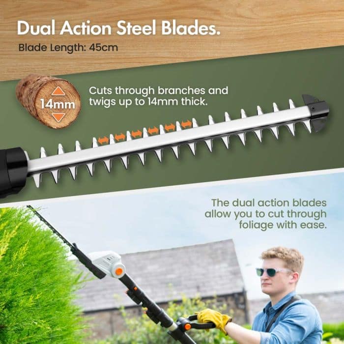 Telescopic Cordless Pole Trimmer - Image 2