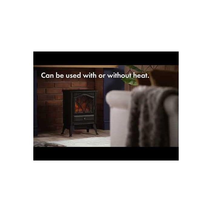 1850W Small Black Stove Heater - Image 4