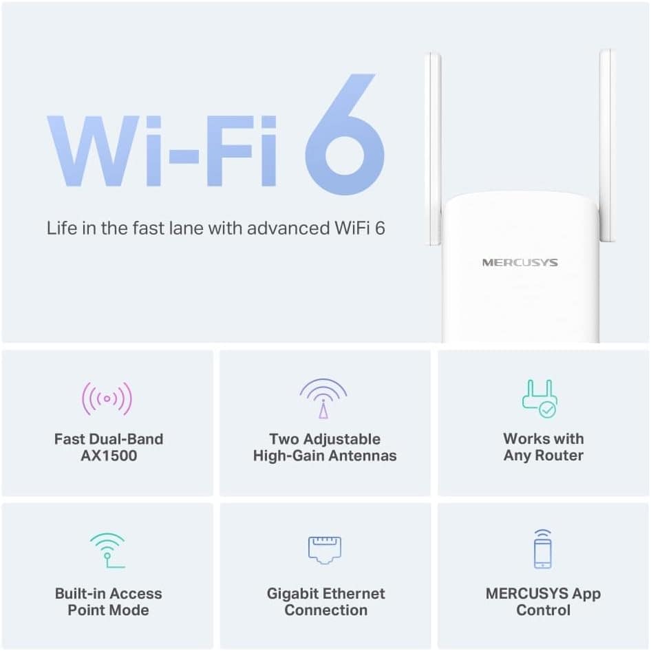 WiFi 6 AX1500Mbps Extender and Internet Booster - Image 2